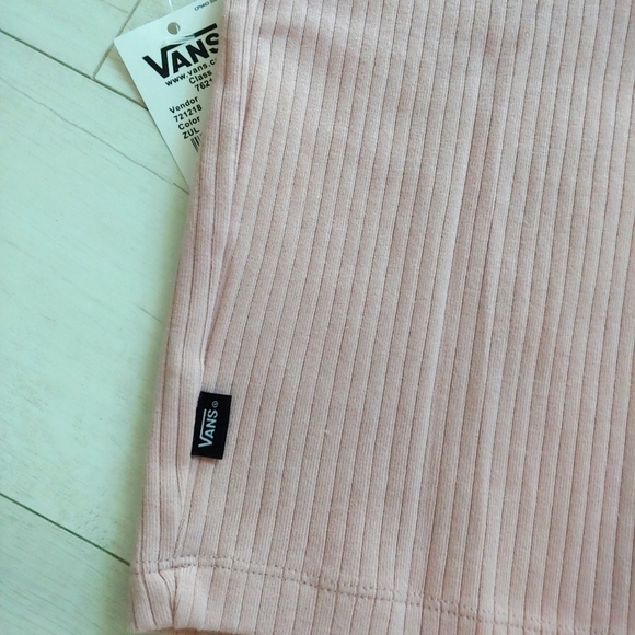 VANS NEW Rise N Shine Ribbed Racer Tank Top - Picture 5 of 11